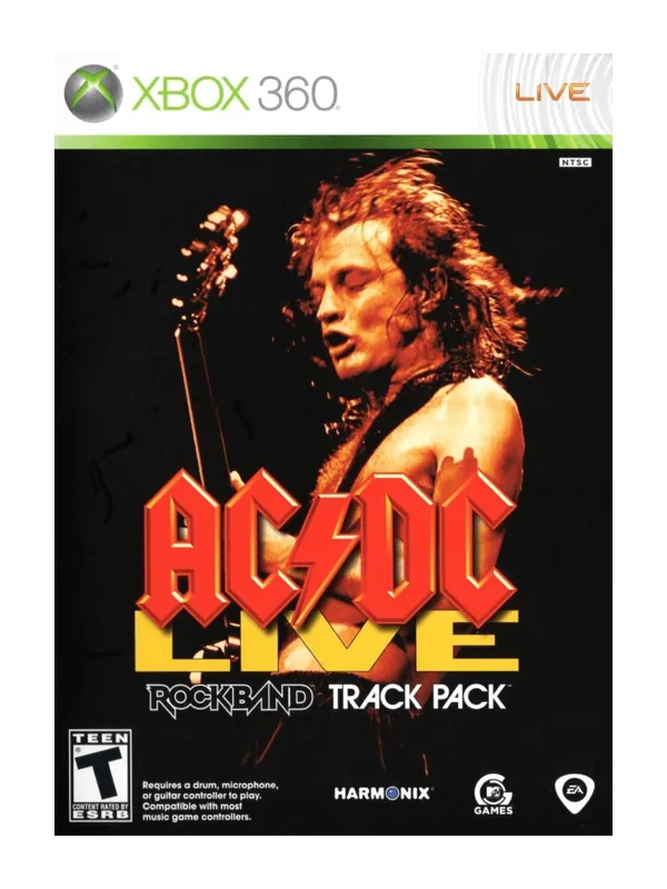 AC/DC Live Rock Band Track Pack
