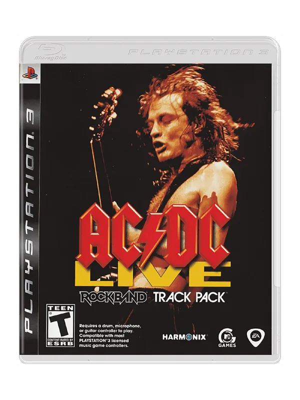 AC/DC Live Rock Band Track Pack