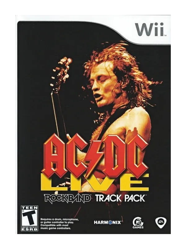 AC/DC Live Rock Band Track Pack