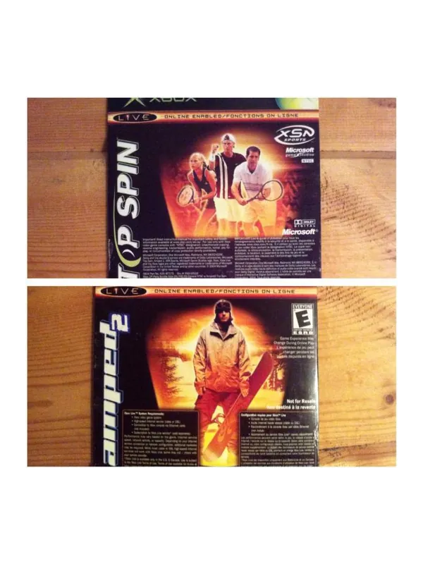 Amped 2 & Top Spin 2 Dual Pack [Not For Resale]