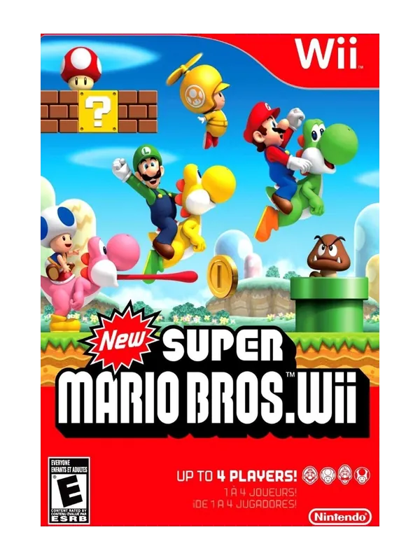 New Super Mario Bros Wii [White Case]