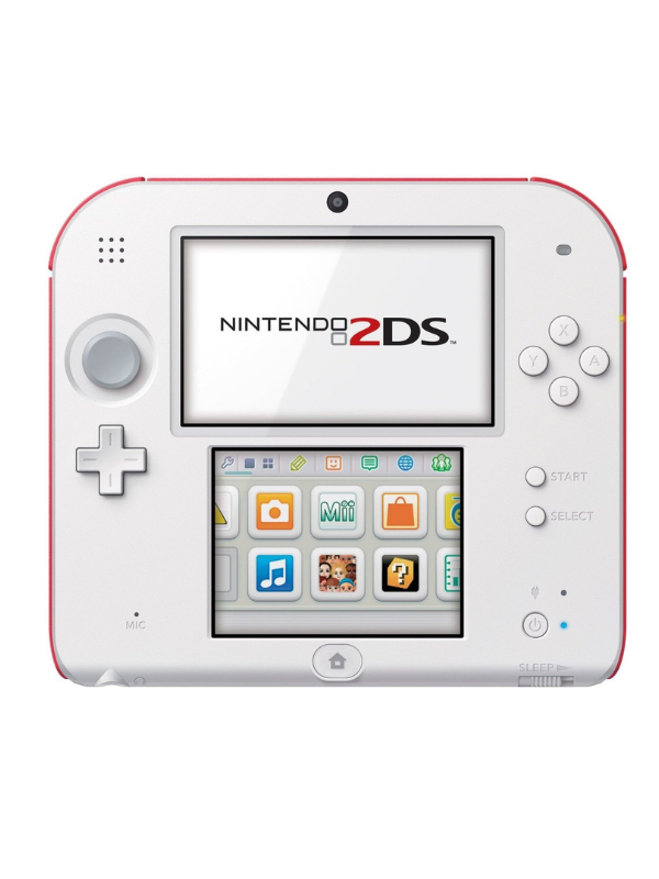 Nintendo 2DS Console CIB (White New Super Mario Bros 2)