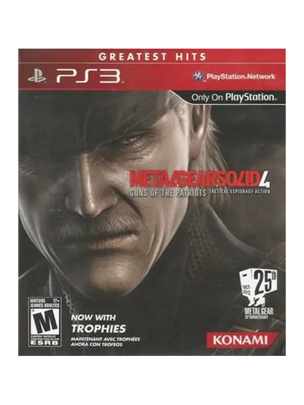 Metal Gear Solid 4 Guns of the Patriots [Greatest Hits]